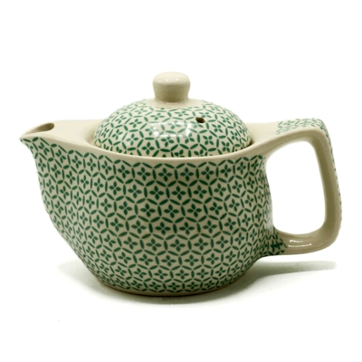 Small Herbal Teapot - Green Mosaic Small Herbal Teapot - Green Mosaic