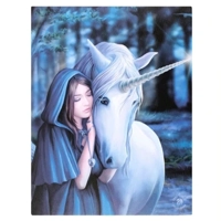 Solace Canvas Plaque by Anne Stokes