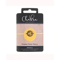 Solar Plexus Chakra Charm Bracelet