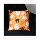 Square Sweet and Spooky Ghost Print Cushion
