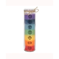 Tall Chakra Tube Candle