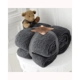 Teddy Collection Throw Charcoal 130cm x 180cm