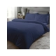 Teddy Fleece Duvet Set - Navy King