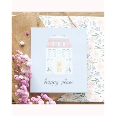 This Is Our Happy Place Pastel House Hanging Sign