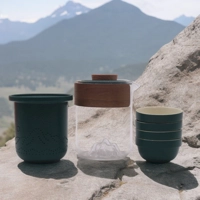 Travel Mountain Teapot Set - Four..