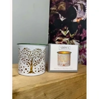 Tree Heart White Burner