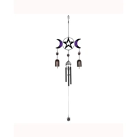 Triple Moon Windchime with Bells