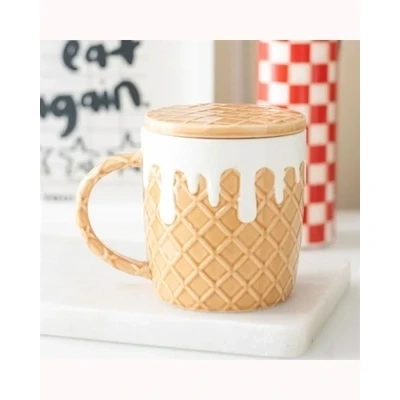 Waffle Mug and Coaster Set