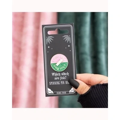 Which Witch Are You Spinning Pin Badge