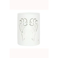 White Angel Wings Cut Out Oil Bur..
