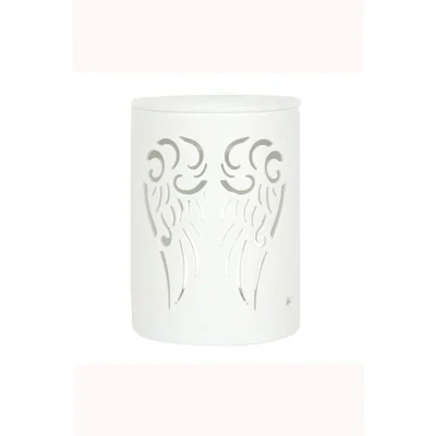 White Angel Wings Cut Out Oil Burner