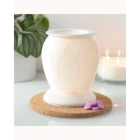 White Ceramic Buddha Electric Oil..