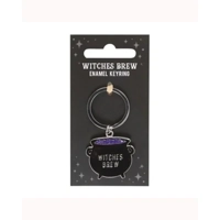 Witches Brew Cauldron Keyring