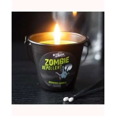 Zombie Repellent Candle Bucket