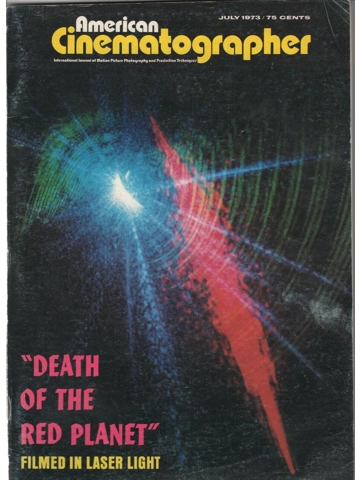 July 1973 American Cinematographer Neptune Factor Steel Arena Death Red Planet