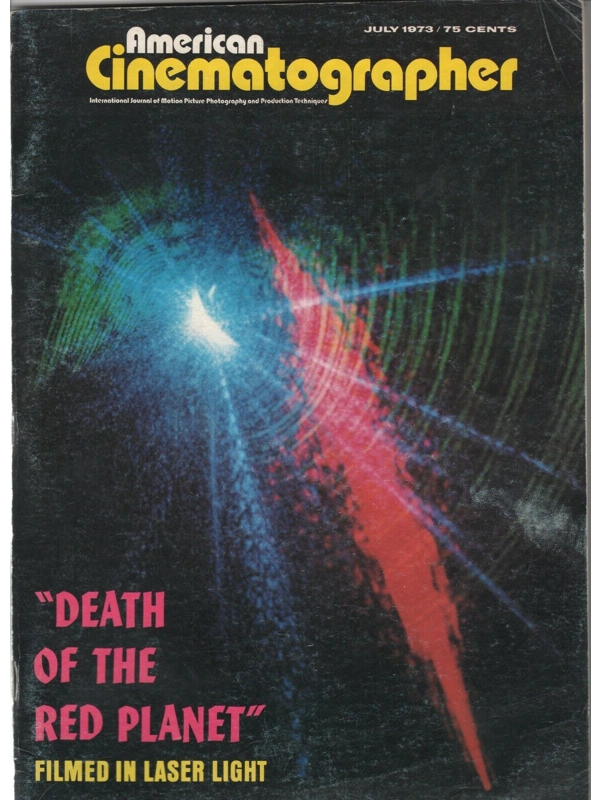July 1973 American Cinematographer Neptune Factor Steel Arena Death Red Planet