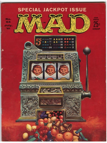 July 1961 Mad Magazine #64 Don Martin Dave Berg Mort Drucker Jackpot Issue