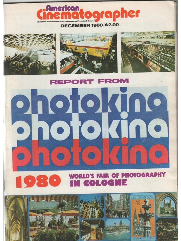 December 1980 American Cinematographer Photokina Worlds Fair of Photography