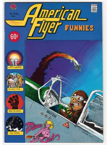 Vintage 1971 American Flyer Funnies #1 1st Print Underground NM Uncirculated