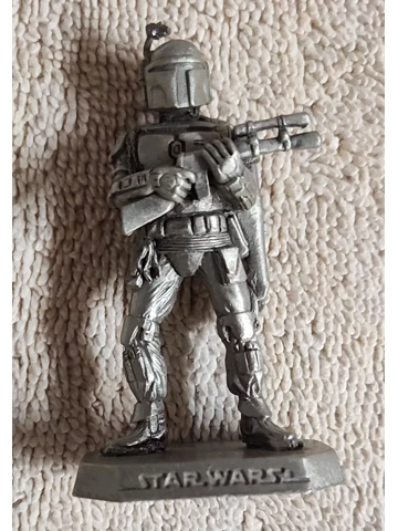 Vintage 1994 Rawcliffe Fine Pewter Boba Fett 2 1/2