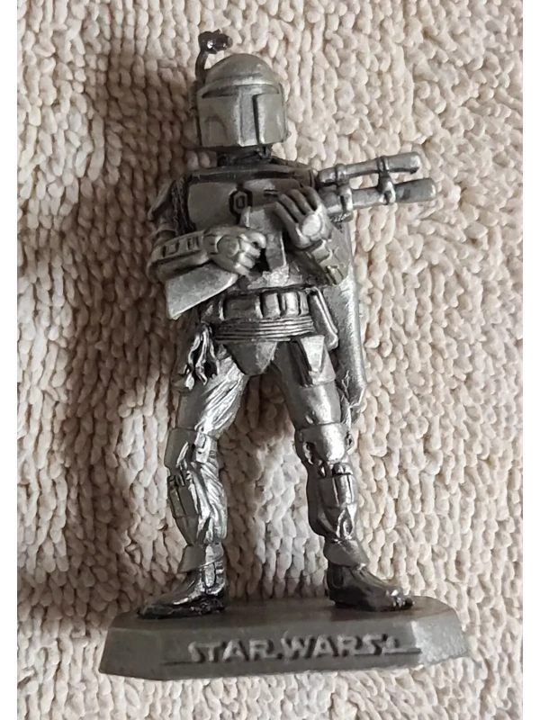 Vintage 1994 Rawcliffe Fine Pewter Boba Fett 2 1/2" Figure Star Wars ESB RF966 LFL