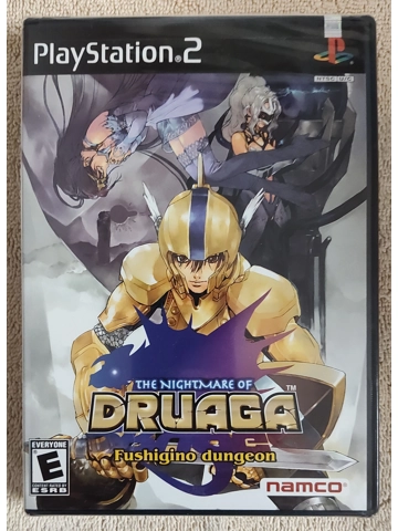 2004 Nightmare of Druaga New Factory Sealed Playstation 2 PS2 Namco Black Label