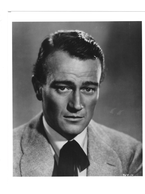 John Wayne Head Shot Unknown Film Press Photo Movie Still