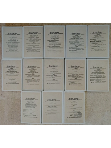 Lot of 13 Vtg 1972-75 Audio Digest Medical Surgery Cassette Tapes Breast Cancer