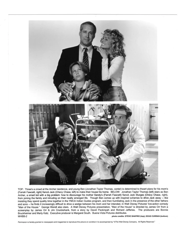 Man of the House Chevy Chase Farrah Fawcett Thomas Press Photo Movie Still