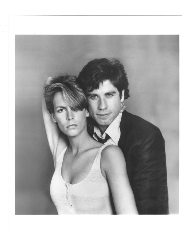 2 Perfect John Travolta Jamie Lee Curtis Press Photos Movie Still B&W