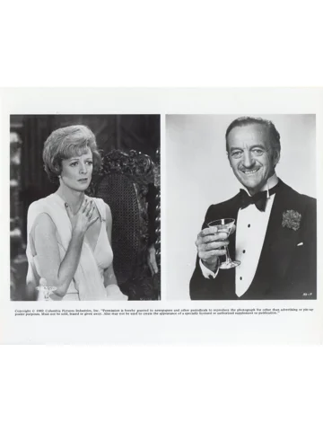 Murder by Death Press Publicity Photo David Niven Maggie Smith Movie Neil Simon