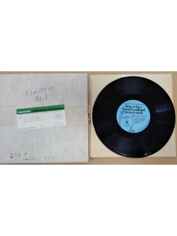 Vintage 1973 Colegate Tuffy Tooth How Be A Good Landlord to Your Teeth LP + Mailer