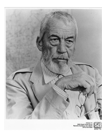 1977 Tentacles John Huston B&W Press Photo AIP Sacramento CH 58 KSCH