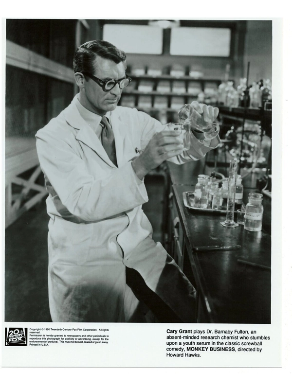 Monkey Business Press Photo Still Vtg Cary Grant Marilyn Monroe 1990 1952 Fox