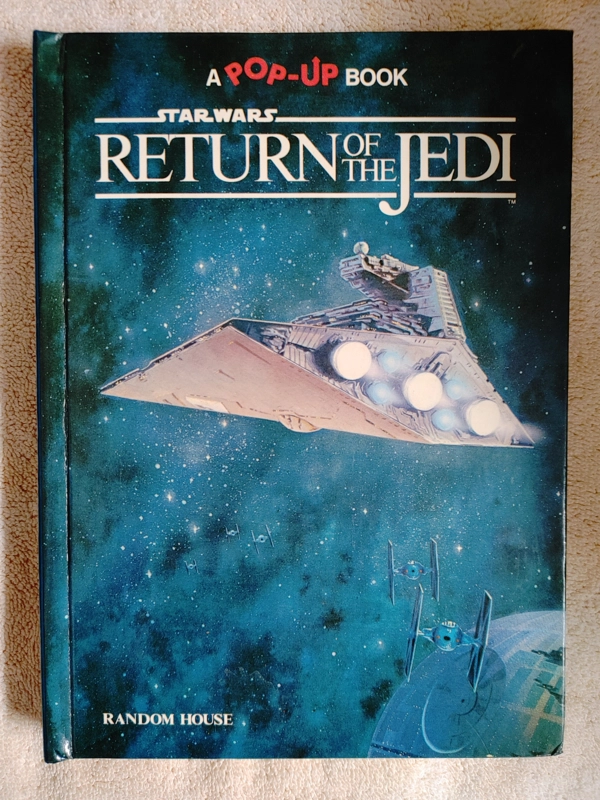 Vintage 1985 Random House Star Wars Return of the Jedi Pop-Up Book Nice Lucas