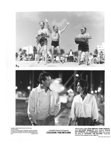 1988 Cocoon the Return Don Ameche Steve Guttenberg Press Photo Movie Still