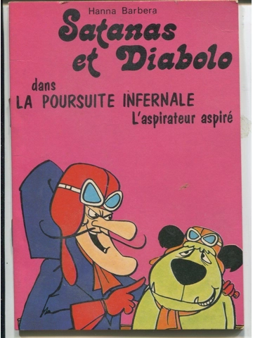Vtg 1973 Hanna Barbera French Book Dastardly Muttley Satanas Pigeon Wacky Races