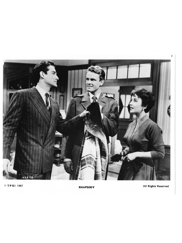 2 Rhapsody Elizabeth Taylor Vittorio Gassman Press Photos Movie Stills B&W