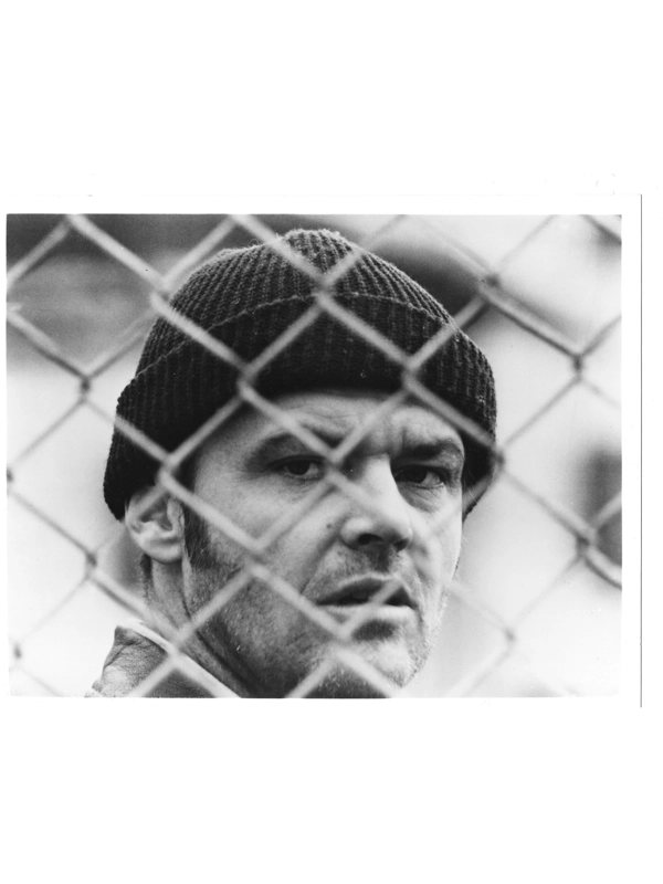 One Flew Over the Cuckoo's Nest Jack Nicholson Press Photo Movie Still B&W