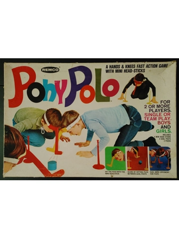 Vintage 1967 Remco Pony Polo Game Complete in Box Clean Style 857