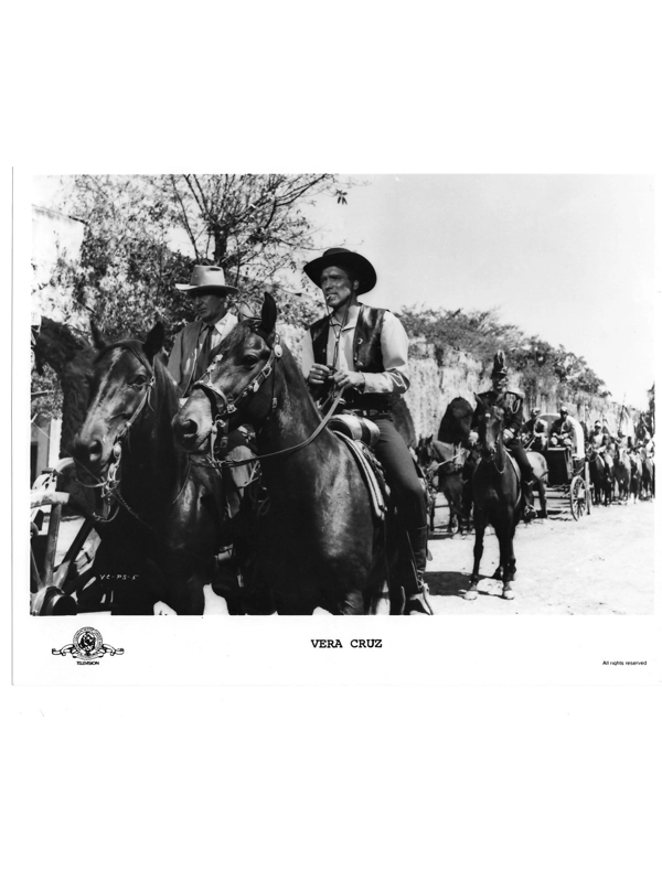 Vera Cruz Burt Lancaster Gary Cooper Press Photo Movie Still
