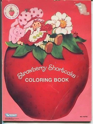 Vintage 1981 Kenner Strawberry Shortcake Coloring Book 1132702