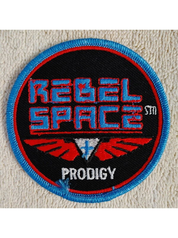 Vtg 1992-95 Rebel Space Prodigy Online Game Winner Cloth Patch Lord Email ISP
