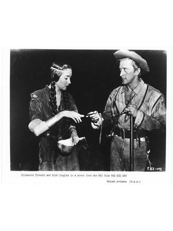 Big Sky Kirk Douglas Elizabeth Threatt Press Photo Movie Still Publicity 1949