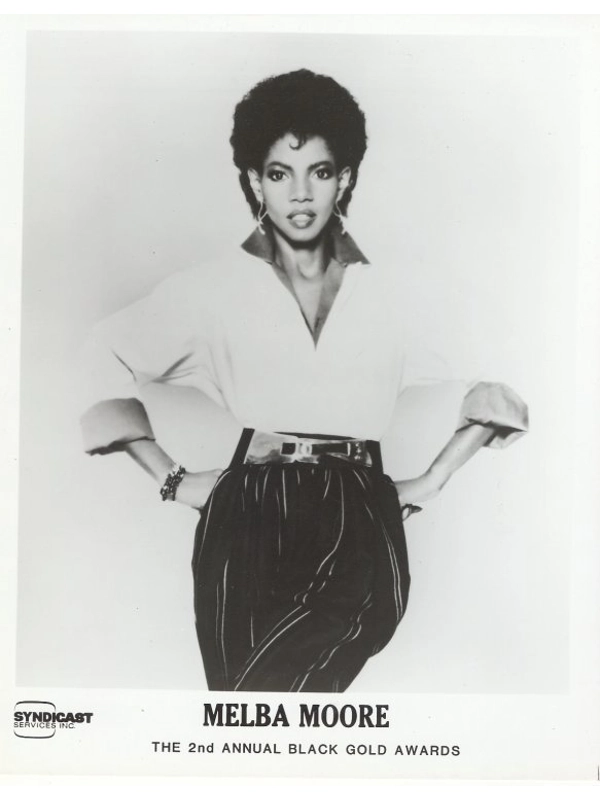 2nd Annual Black Gold Awards Press Publicity Photo Melba Moore TV Show Singer