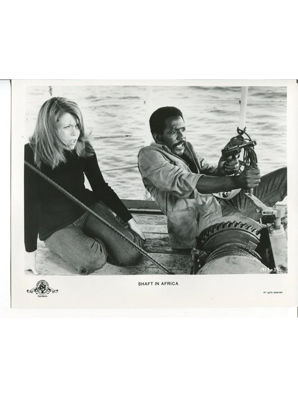3 Shaft in Africa Press Photos Richard Roundtree Neda Arneri Movie 1973