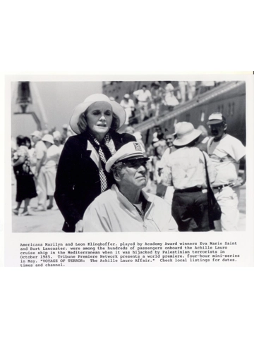 5 Voyage of Terror Burt Lancaster Press Promo Publicity Photos TV Film Movie