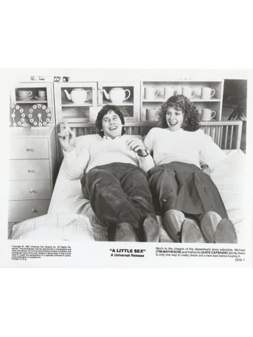 A Little Sex Press Publicity Photo Tim Matheson Kate Capshaw Film Movie Theatre