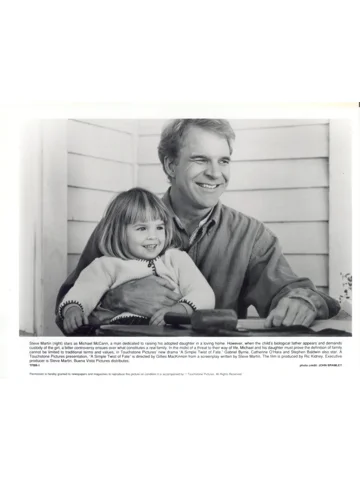 A Simple Twist of Fate Steve Martin Press Publicity Promo Photo #2 Film Movie