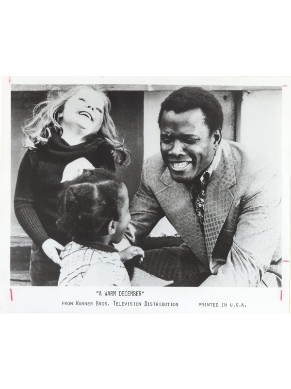 A Warm December Press Publicity Photo Sidney Poitier Film Movie